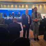 Aleksander Łęgowski i Krzysztof Topolski reprezentujący PRS podczas polskiej misji gospodarczej do Indii.